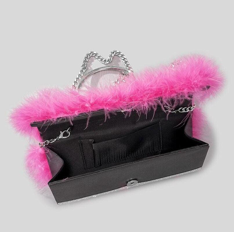 Feather Evening Clutch - ShopEbonyMonique
