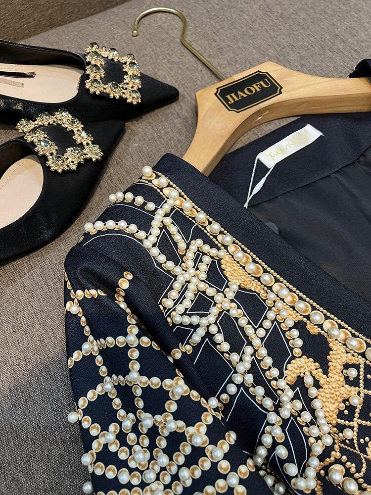 Luxury Beaded Retro Blazer - ShopEbonyMonique