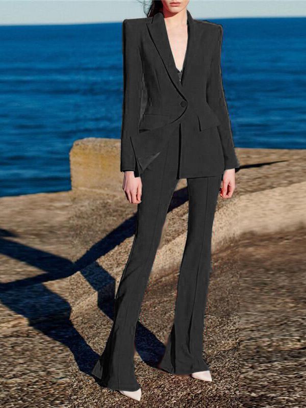 Flare Designer Suit Set - ShopEbonyMonique