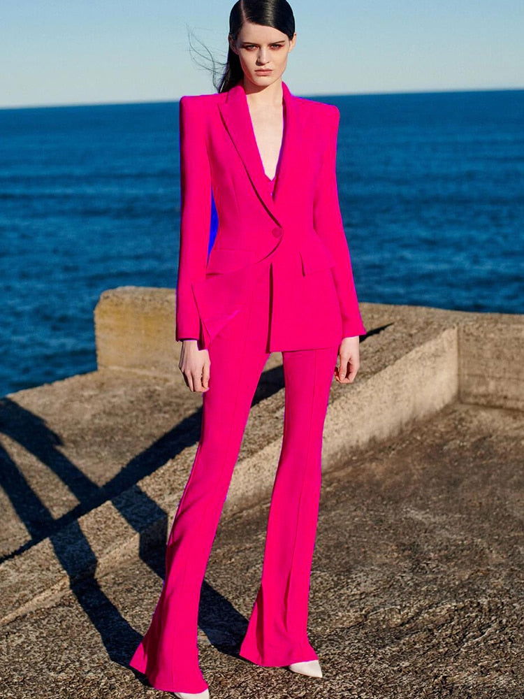 Flare Designer Suit Set - ShopEbonyMonique
