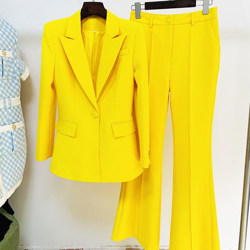 Flare Designer Suit Set - ShopEbonyMonique