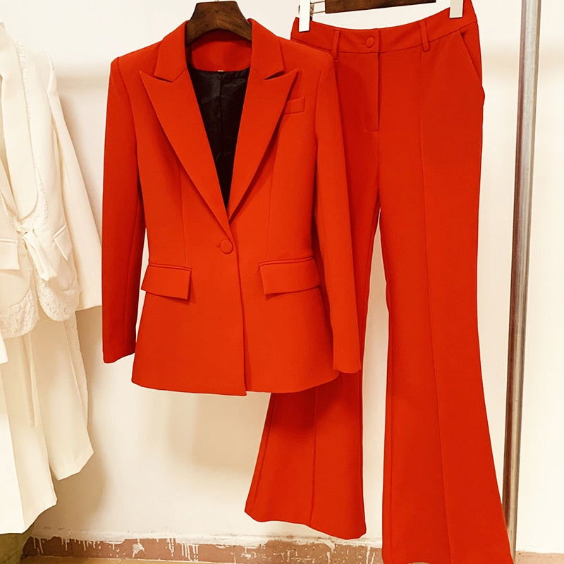 Flare Designer Suit Set - ShopEbonyMonique
