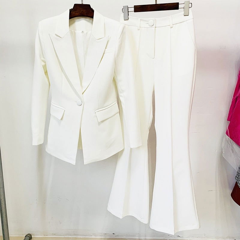 Flare Designer Suit Set - ShopEbonyMonique