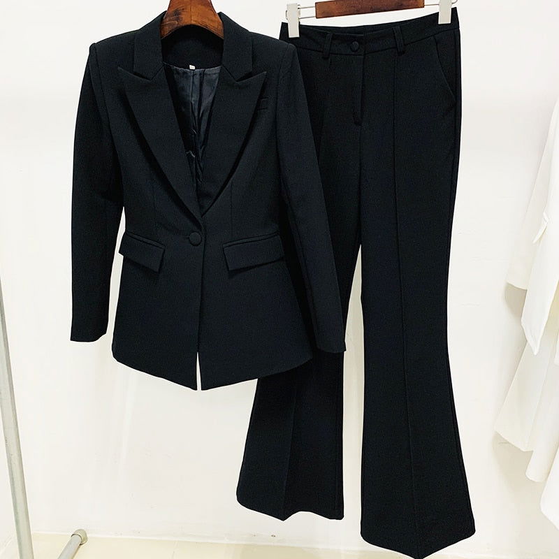 Flare Designer Suit Set - ShopEbonyMonique