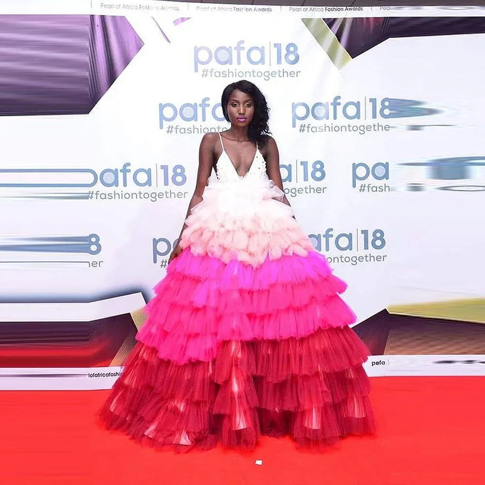 Fluffy Tiered Ruffled Maxi Skirt - ShopEbonyMonique