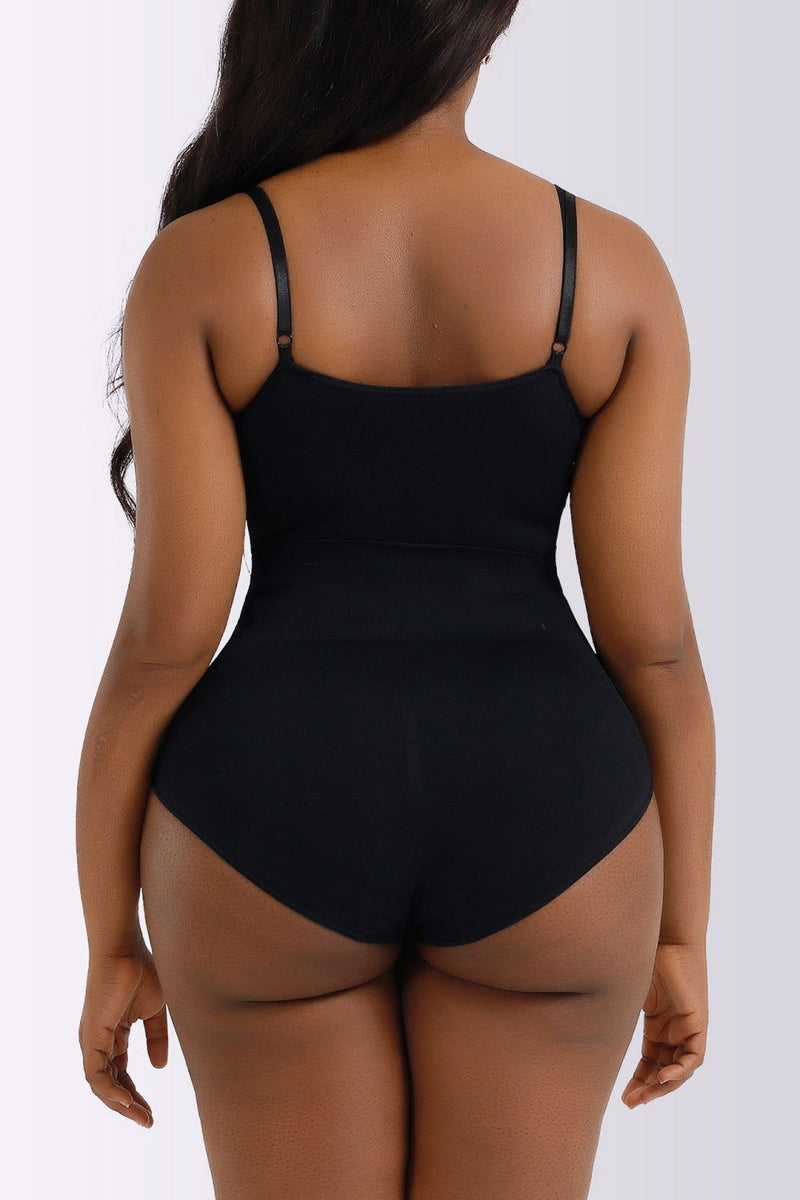 Full Size Spaghetti Strap Shaping Bodysuit - ShopEbonyMonique