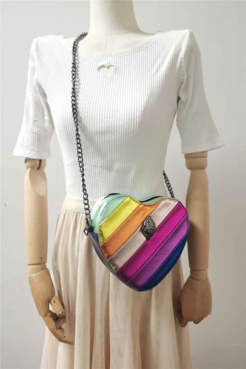 Heart  Cross Body Bag - ShopEbonyMonique