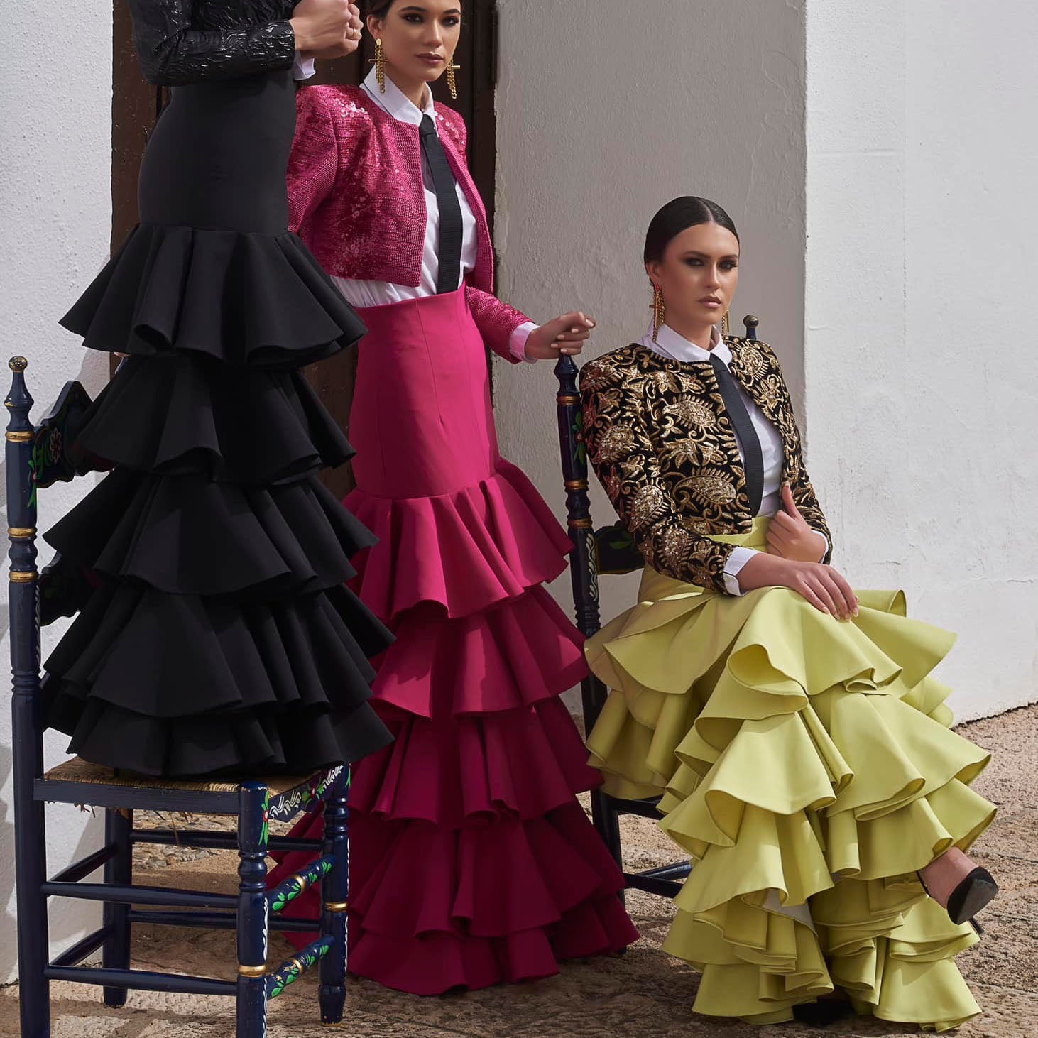 High End Mermaid Tiered Satin Skirt - ShopEbonyMonique