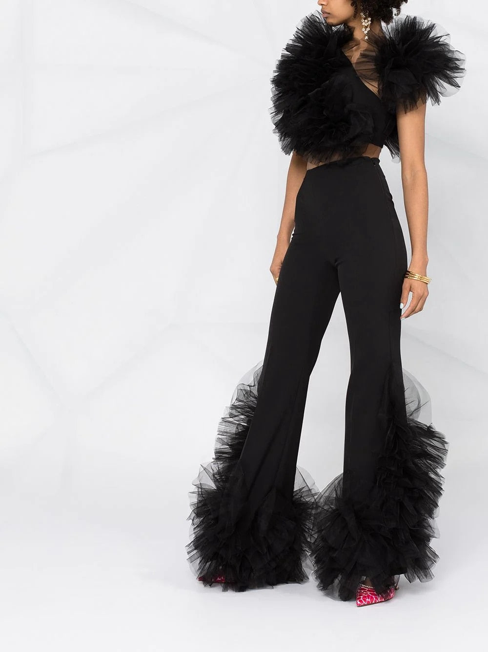 High Waist Tulle Pants - ShopEbonyMonique