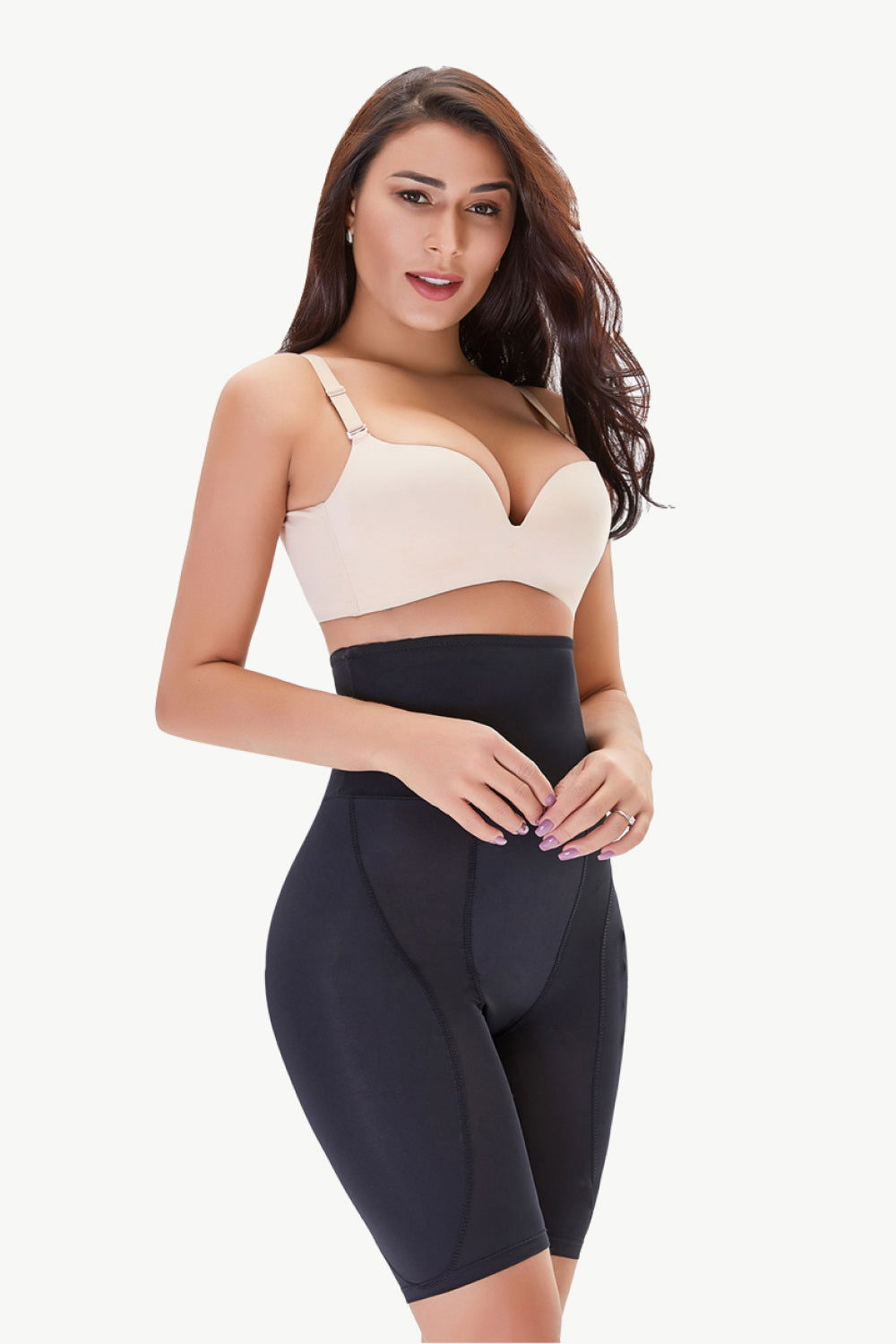 High Waisted  Shaping Shorts - ShopEbonyMonique