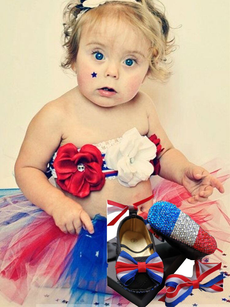 Independent Day Baby Sparkle Shoes - ShopEbonyMonique