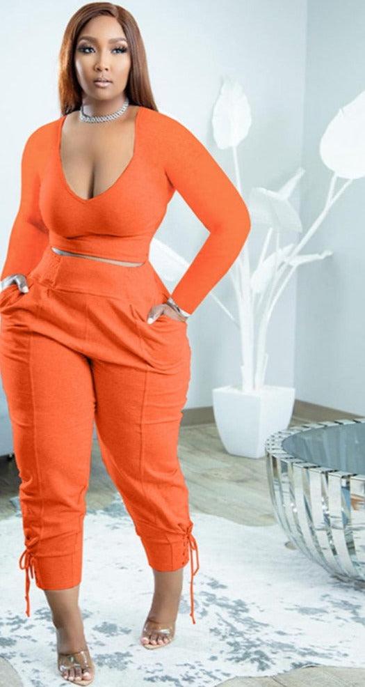 Jogger Pants  2 Piece Set - ShopEbonyMonique