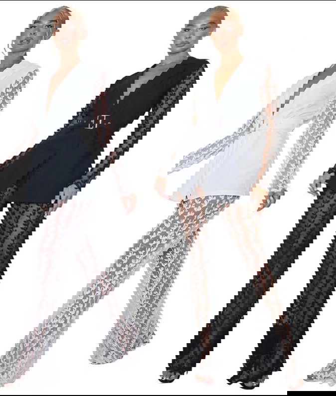 Lace Up 2 Piece Set - ShopEbonyMonique