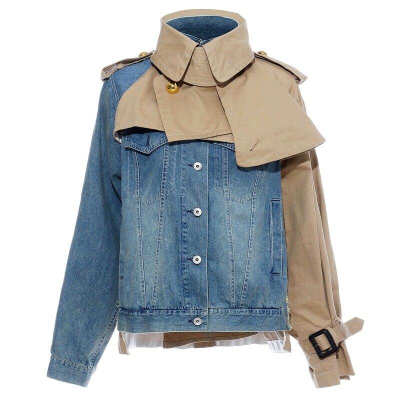 Lapel Short Denim Jacket - ShopEbonyMonique