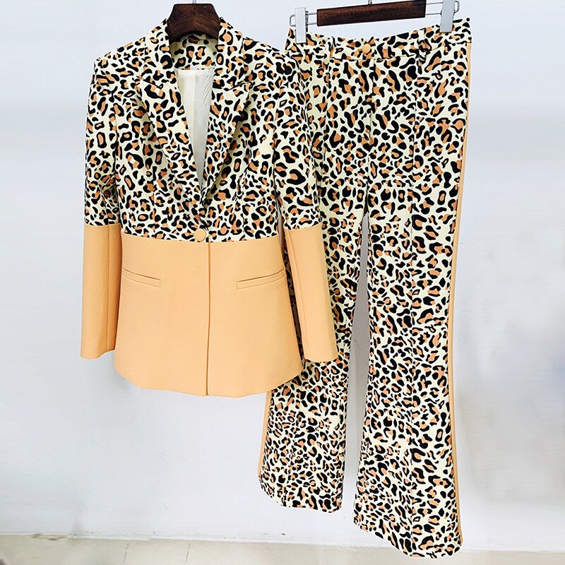 Leopard Print Office Set - ShopEbonyMonique