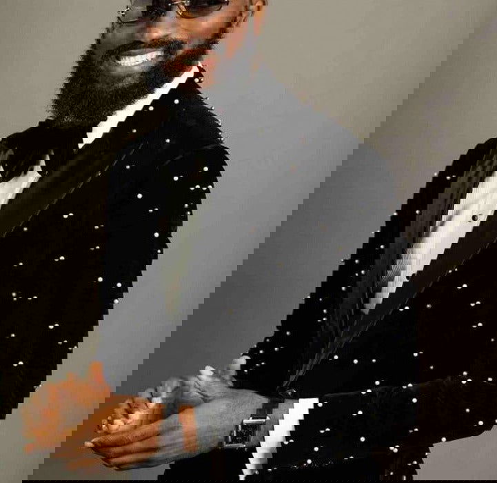 Luxury Beads Mens Wedding Tuxedos Slim Fit - ShopEbonyMonique