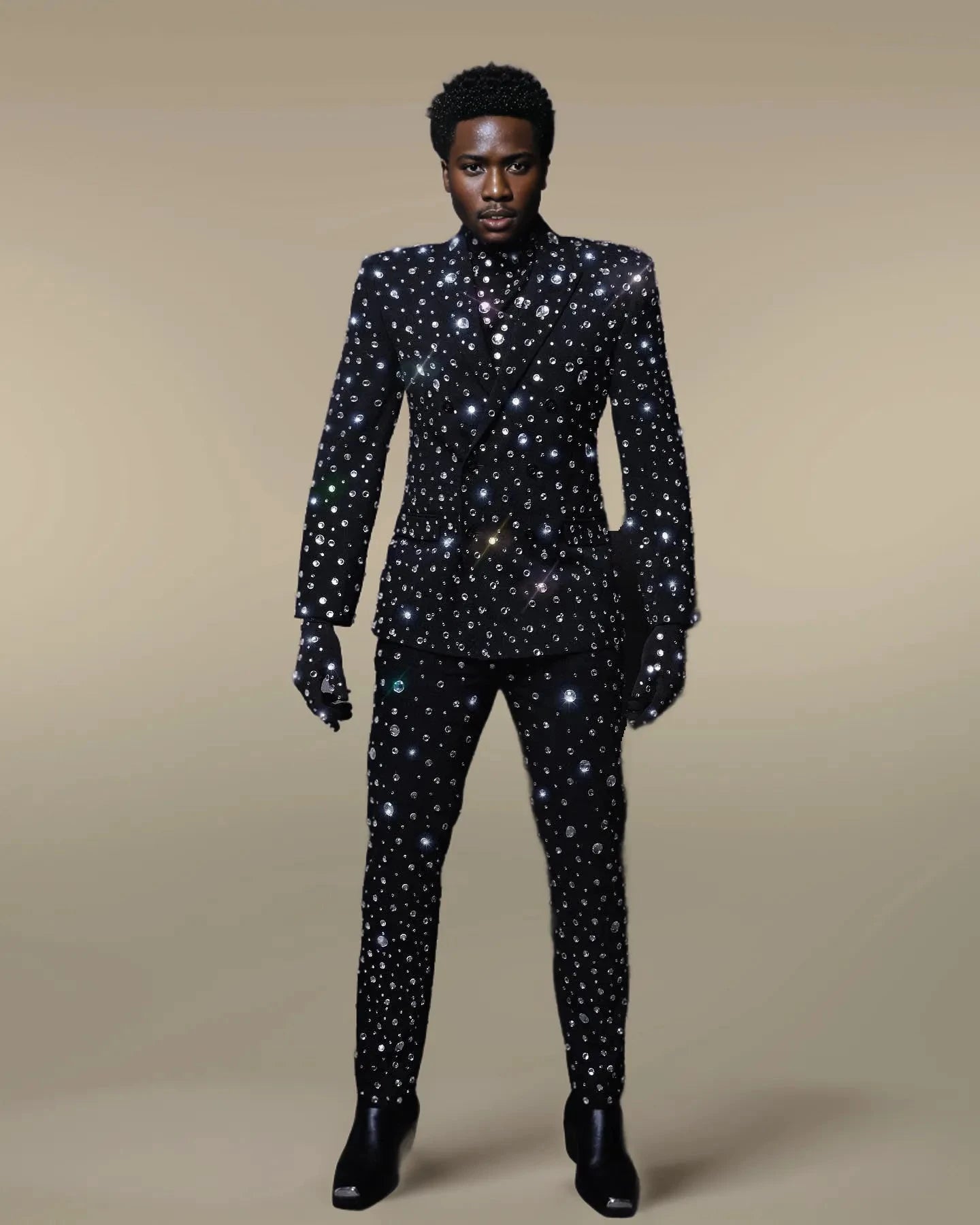 Luxury Crystal Men Pant Suit - ShopEbonyMonique