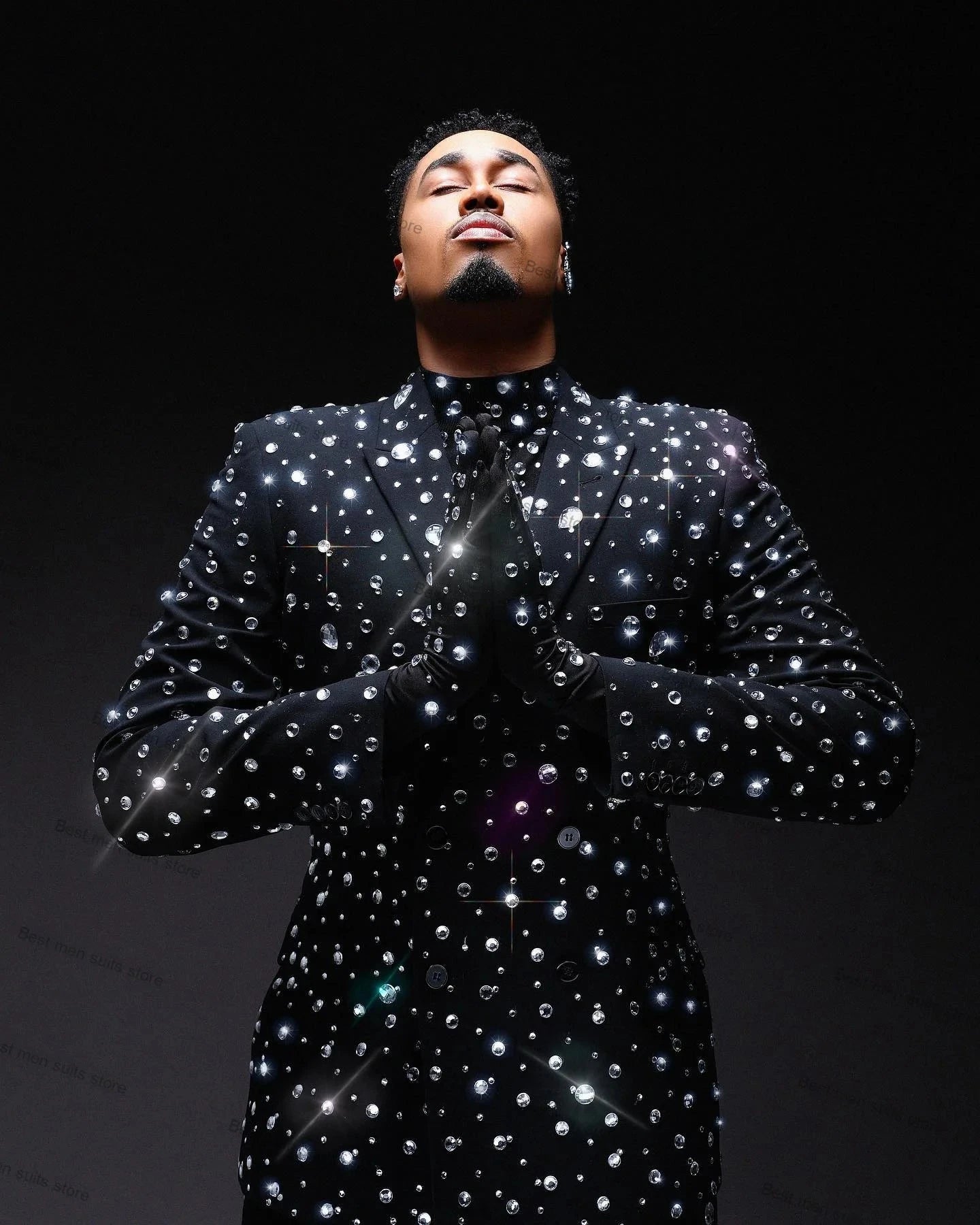 Luxury Crystal Men Pant Suit - ShopEbonyMonique