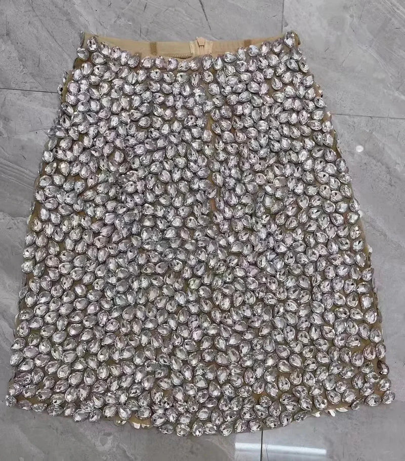 Luxury Rhinestones Skirt - ShopEbonyMonique