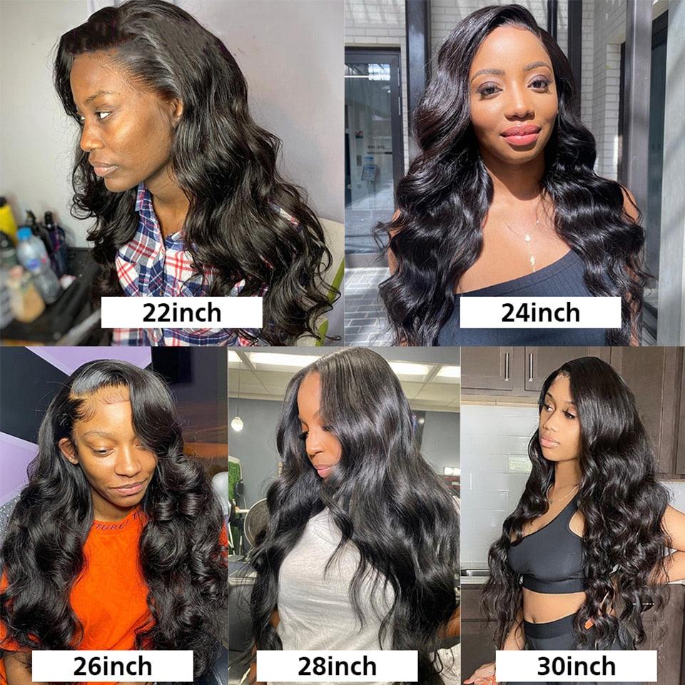 Malaysian Body Wave Lace Frontal Closure With Bundles 100% Human Hair - ShopEbonyMonique
