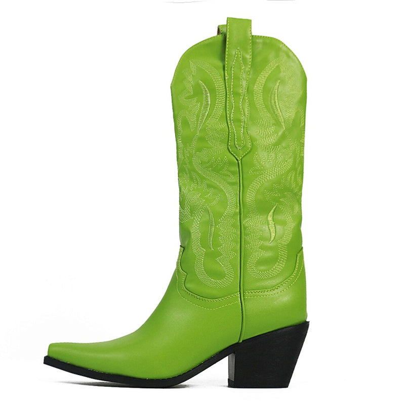 Metallic Cowboy Boots - ShopEbonyMonique