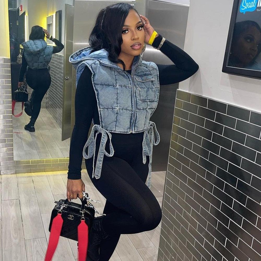 My Sleeveless Side Lace Up - ShopEbonyMonique