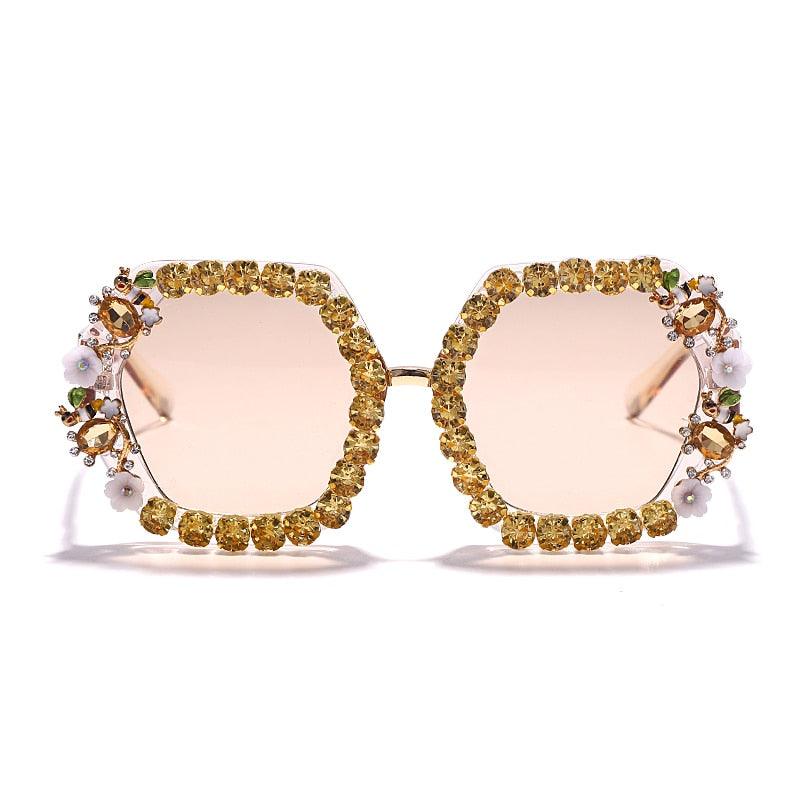New Round Diamond Sunglasses - ShopEbonyMonique