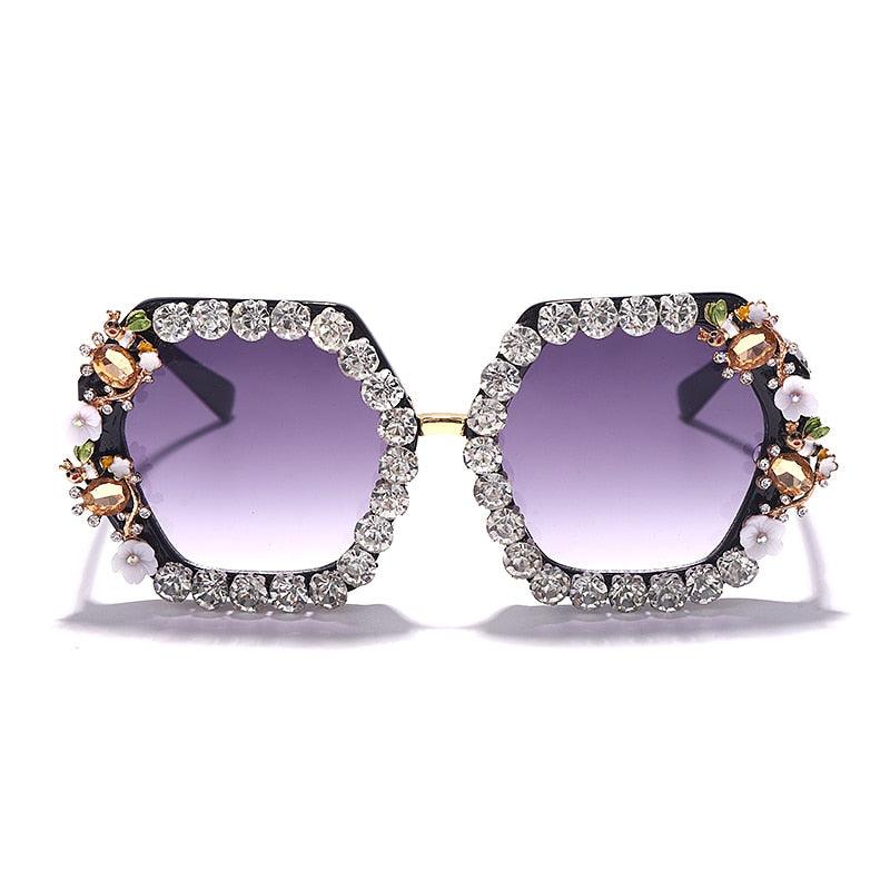 New Round Diamond Sunglasses - ShopEbonyMonique