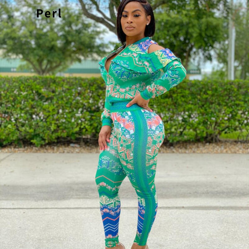 Night Life Printed  Set - ShopEbonyMonique