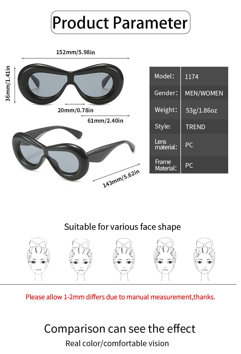 Oval Love Sunglasses - ShopEbonyMonique