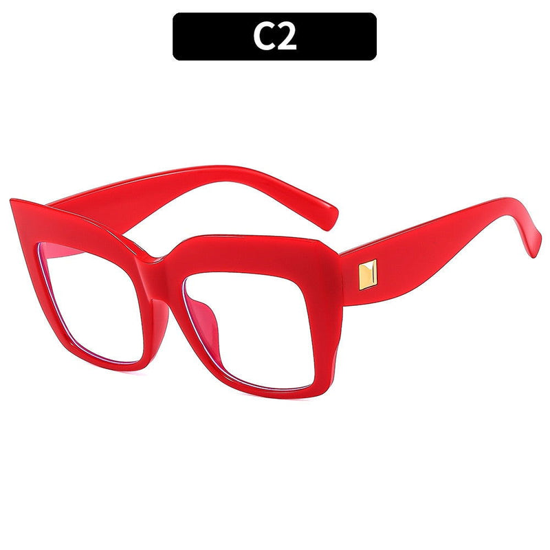 Oversized Brand Blue Light Blocking Shades - ShopEbonyMonique