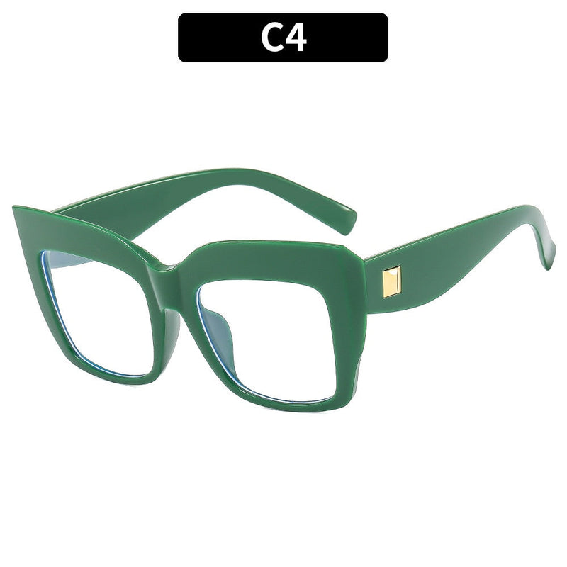 Oversized Brand Blue Light Blocking Shades - ShopEbonyMonique