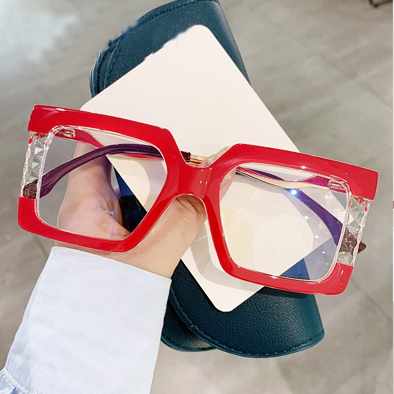 Oversized Square Eyeglass Frames - ShopEbonyMonique