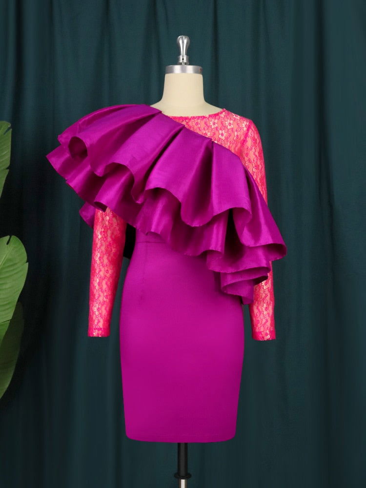Party Ruffles Dress - ShopEbonyMonique