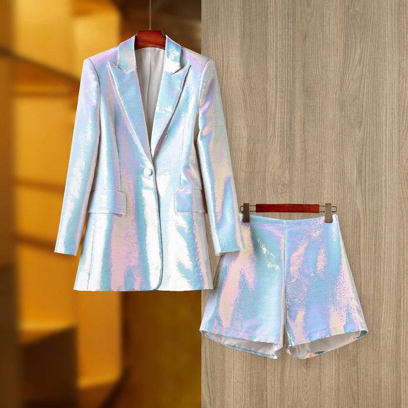 Party Style Bling Sequins Suit - ShopEbonyMonique
