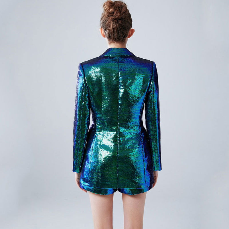 Party Style Bling Sequins Suit - ShopEbonyMonique