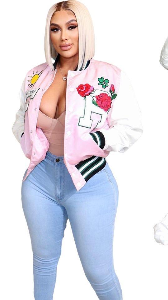 Patchwork Letterman Jacket - ShopEbonyMonique