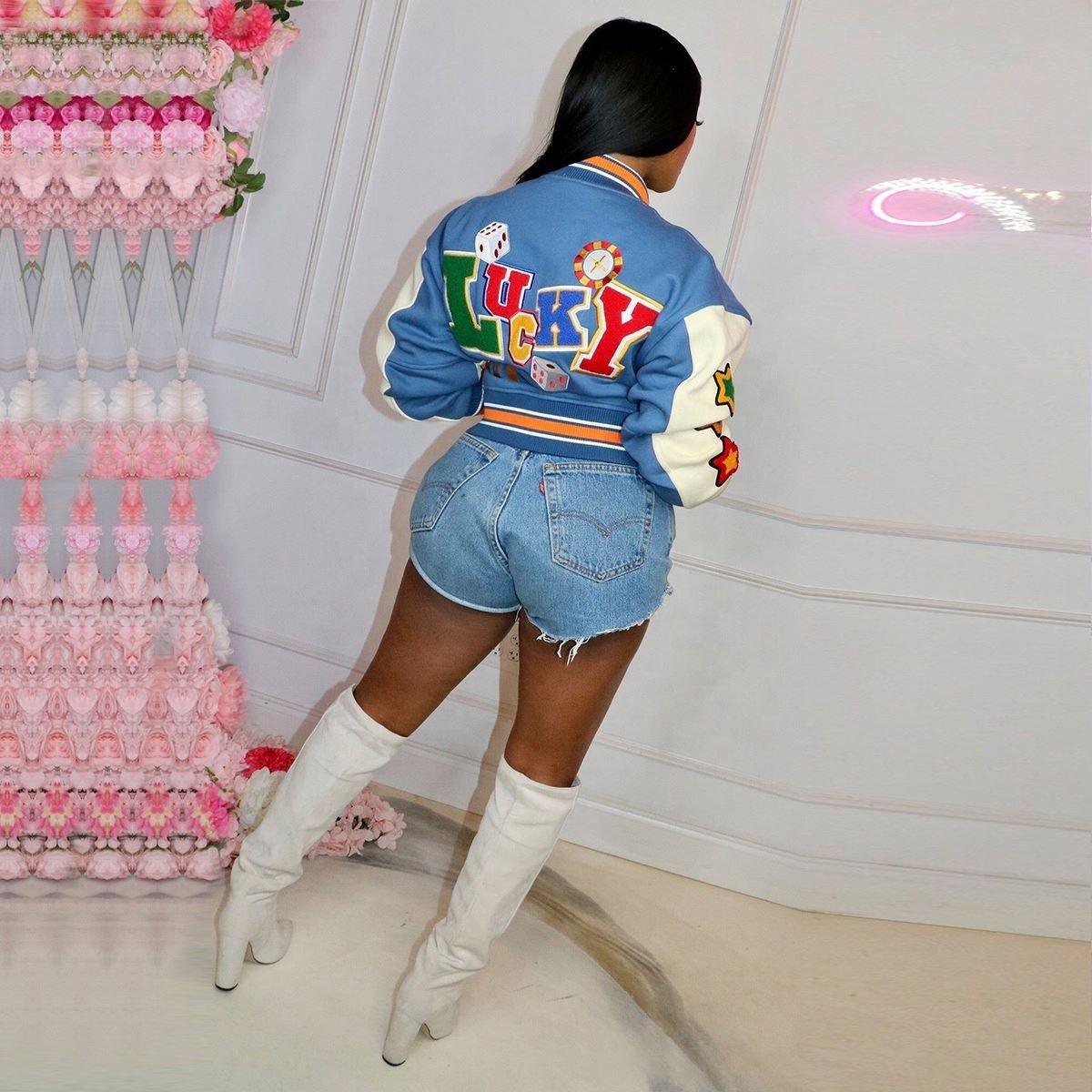 Patchwork Letterman Jacket - ShopEbonyMonique