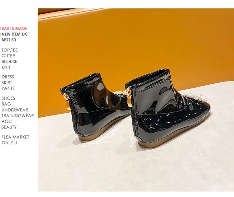 Pearl Girls Short Boots - ShopEbonyMonique