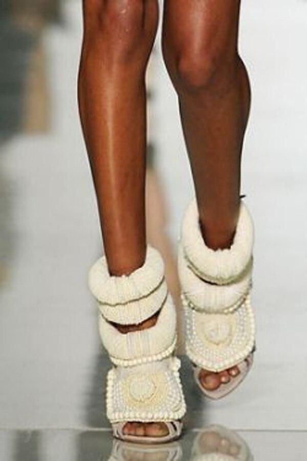 Pearl  Peep toe Sandals - ShopEbonyMonique