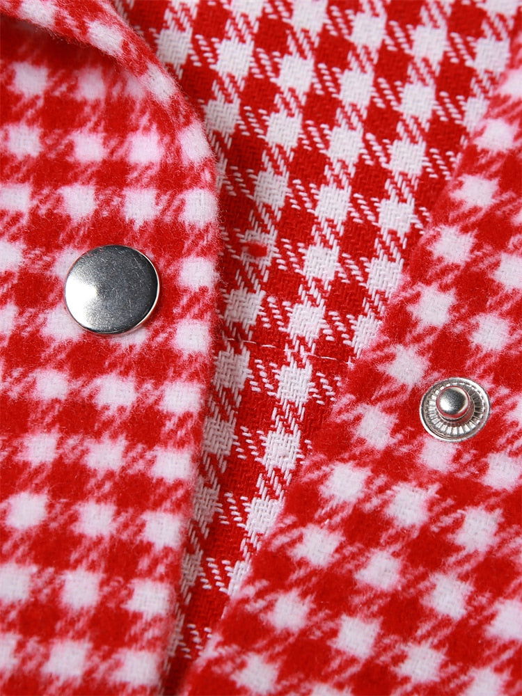 Plaid Print letter Top - ShopEbonyMonique