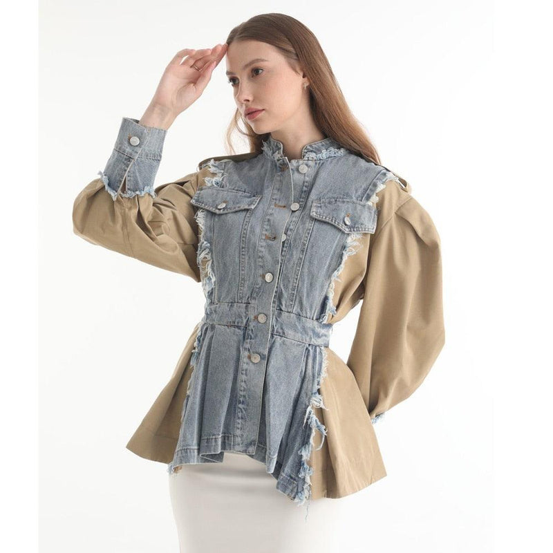 Pretty Stitched Puff Sleeve - ShopEbonyMonique