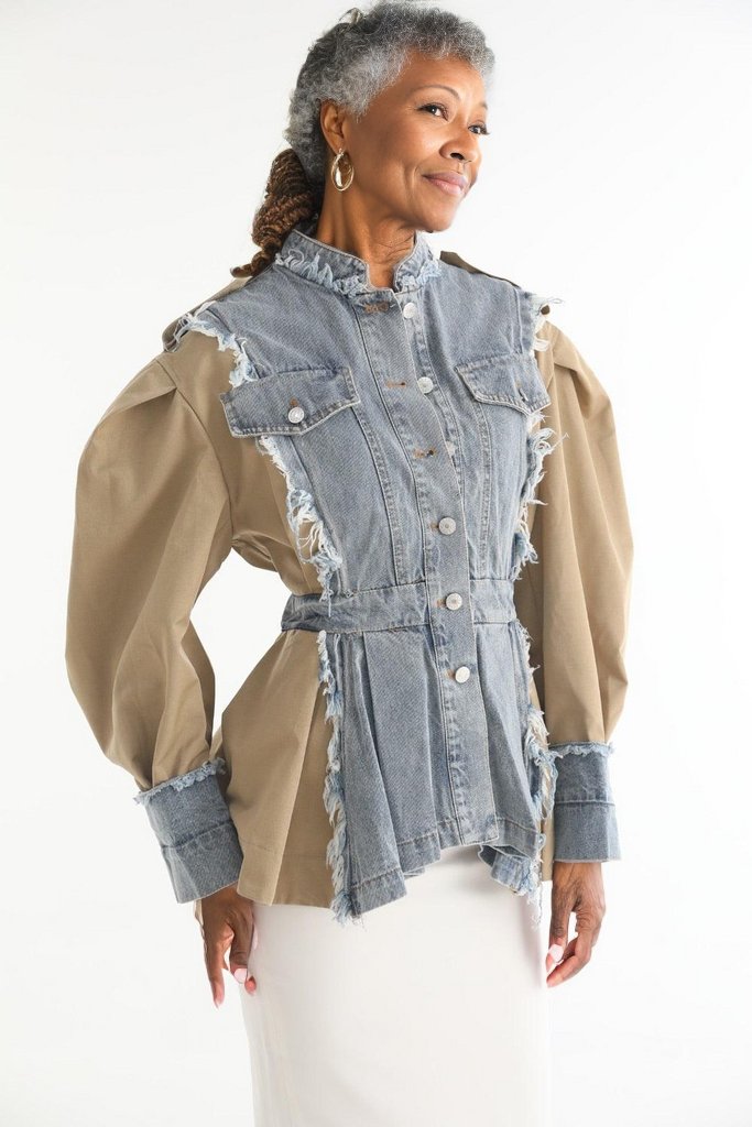 Pretty Stitched Puff Sleeve - ShopEbonyMonique