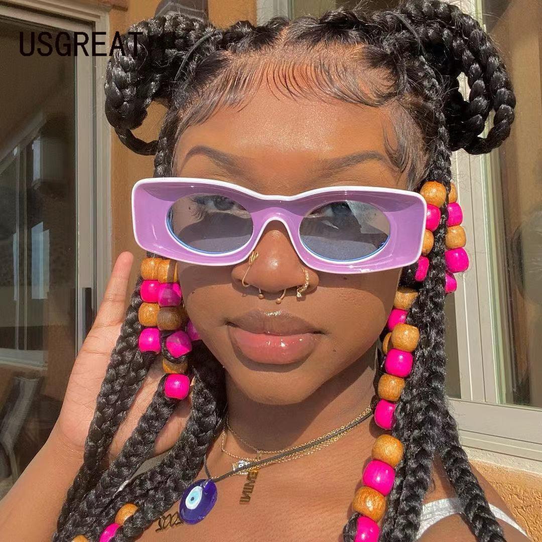 Punk  New Square Sunglasses - ShopEbonyMonique