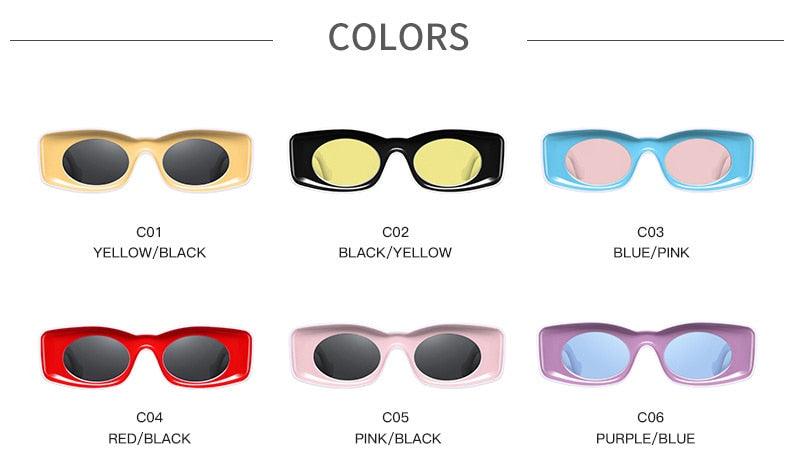 Punk  New Square Sunglasses - ShopEbonyMonique