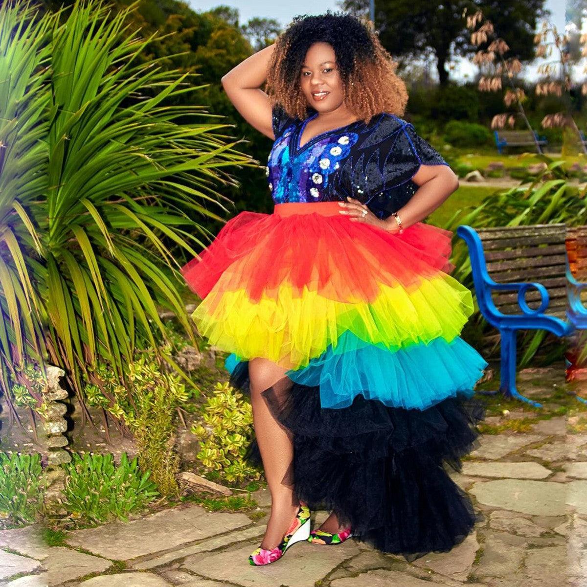 Rainbow Tulle Skirts - ShopEbonyMonique