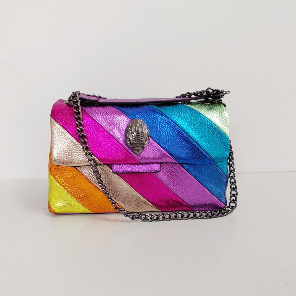 Rainbow Wave Crossbody Handbag - ShopEbonyMonique