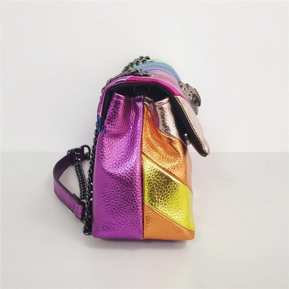Rainbow Wave Crossbody Handbag - ShopEbonyMonique