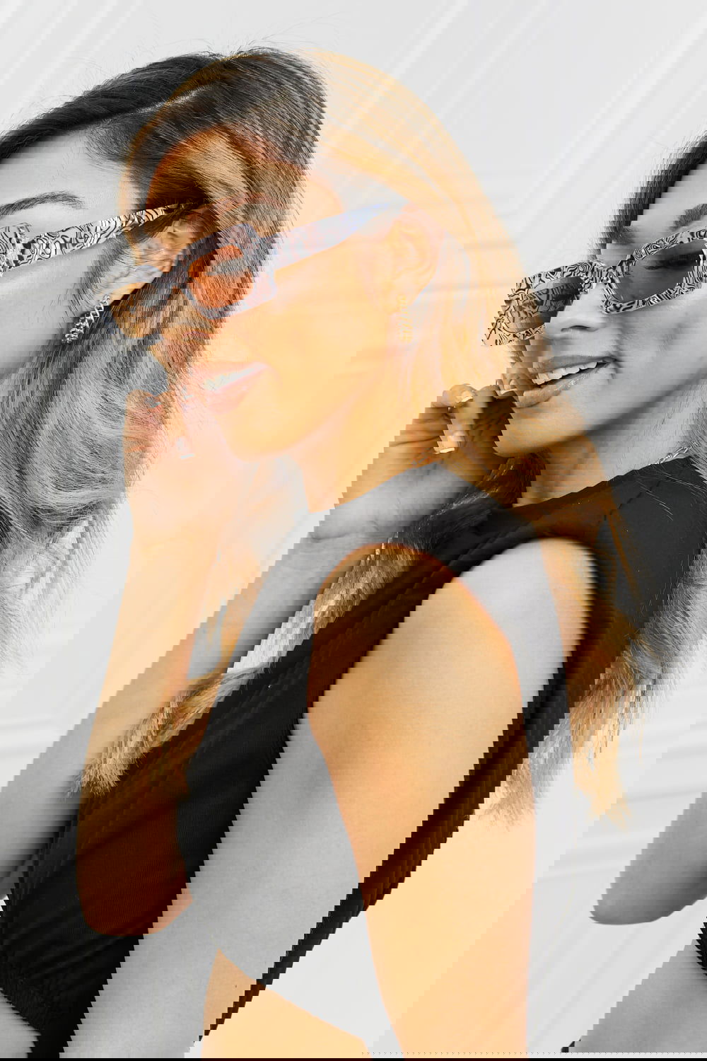 Rectangle Polycarbonate Sunglasses - ShopEbonyMonique