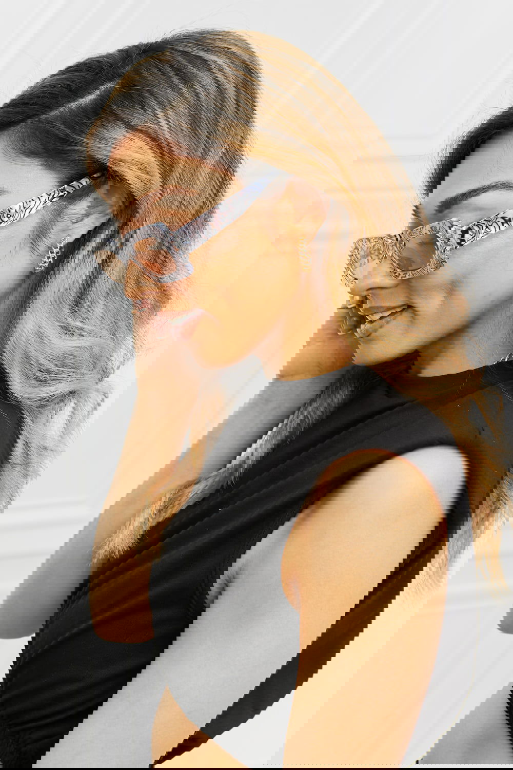 Rectangle Polycarbonate Sunglasses - ShopEbonyMonique